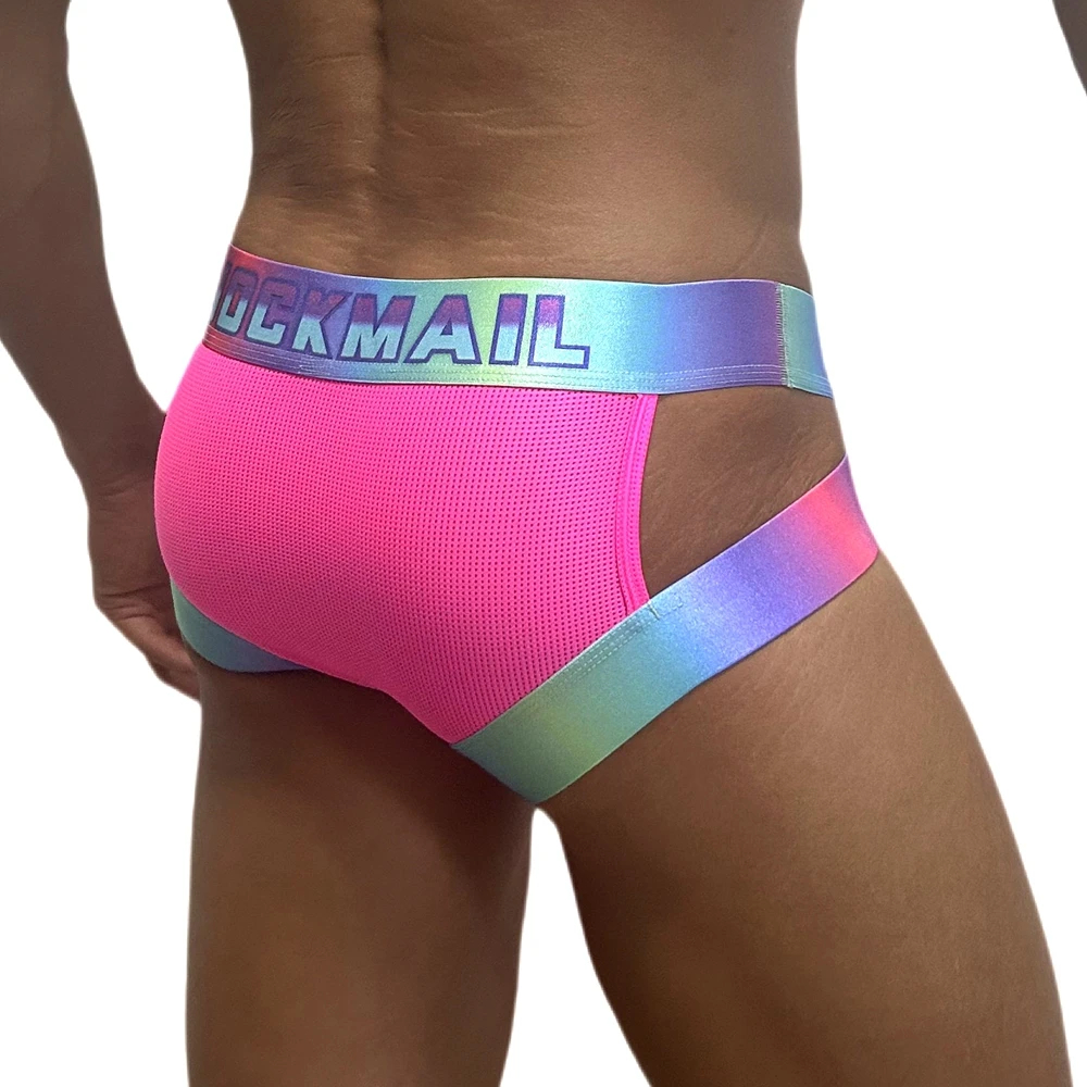 JOCKMAIL Spectrum Hip-Lift Cooling Mesh Briefs