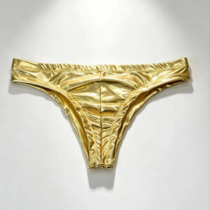 Men's Premium Faux Leather Triangle Briefs