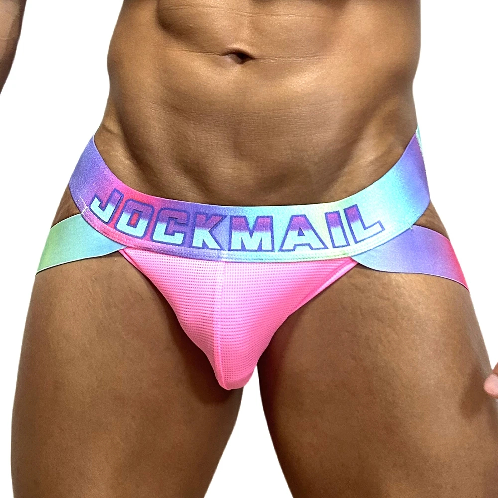 JOCKMAIL Spectrum Hip-Lift Cooling Mesh Briefs