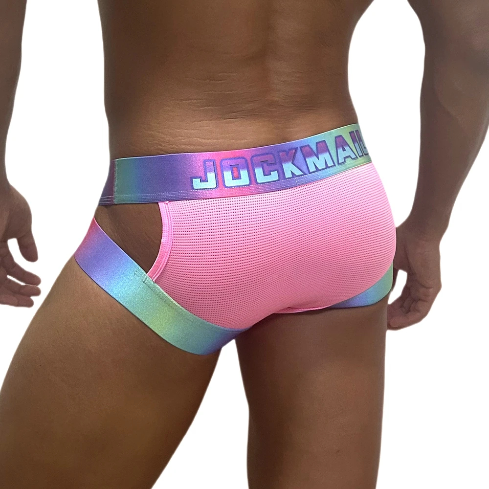 JOCKMAIL Spectrum Hip-Lift Cooling Mesh Briefs