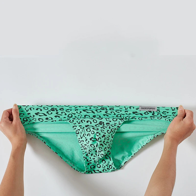 Bold Leopard Print Breathable Cotton Briefs