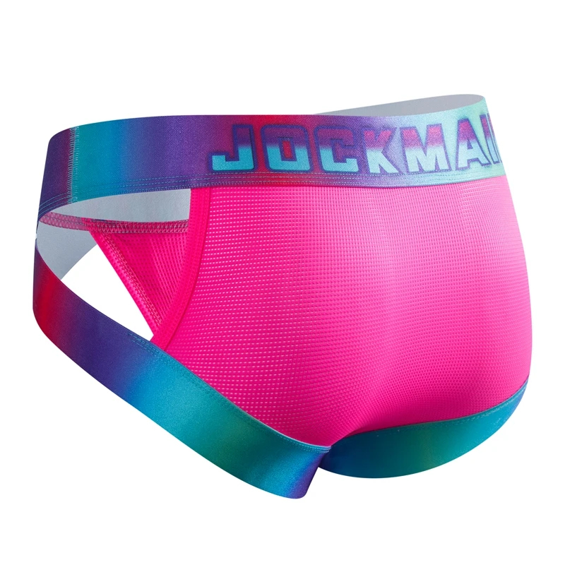 JOCKMAIL Spectrum Hip-Lift Cooling Mesh Briefs
