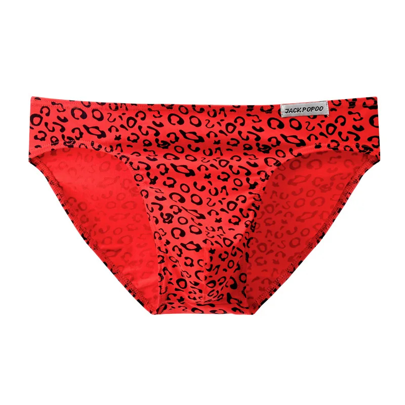 Bold Leopard Print Breathable Cotton Briefs