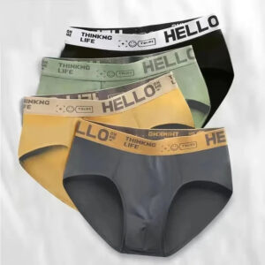 7-Pack Men's "HELLO" Ultra-Soft Silk-Touch Briefs Set