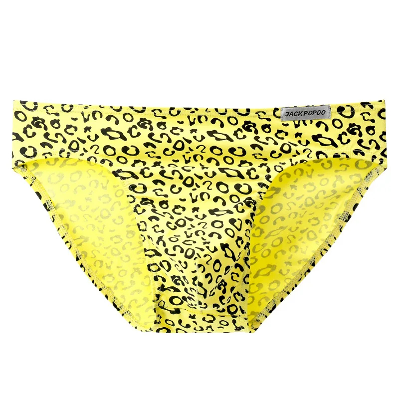 Bold Leopard Print Breathable Cotton Briefs