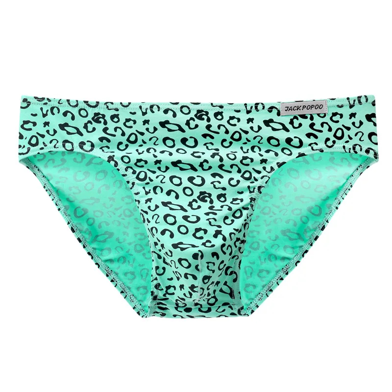 Bold Leopard Print Breathable Cotton Briefs