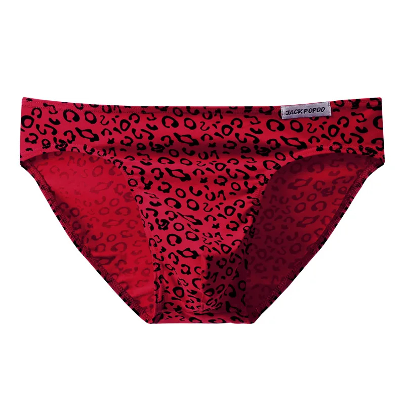 Bold Leopard Print Breathable Cotton Briefs