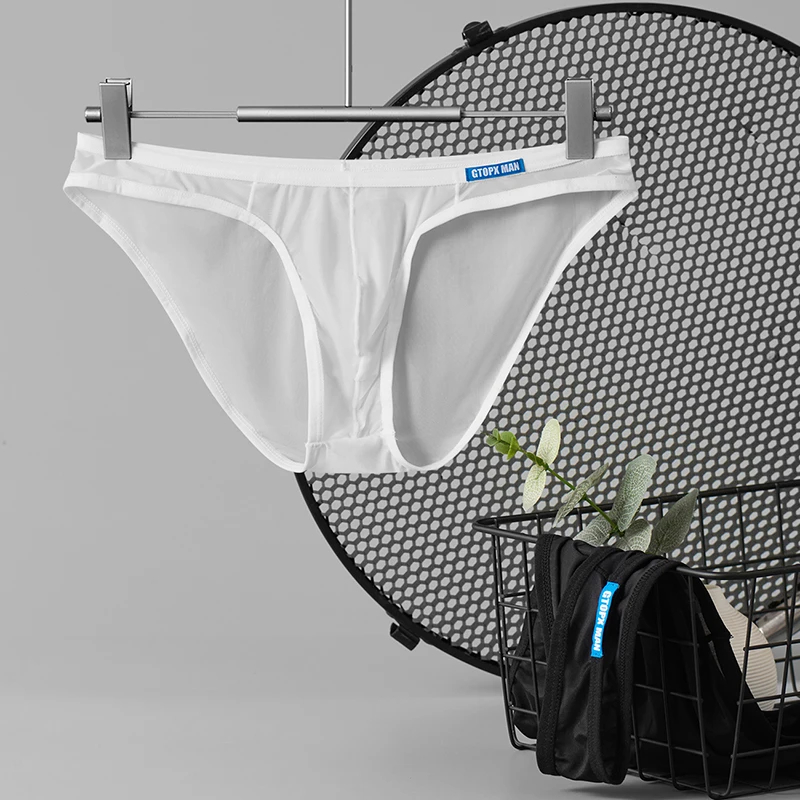 IceSilk Menβs Ultra-Thin U-Pouch Briefs