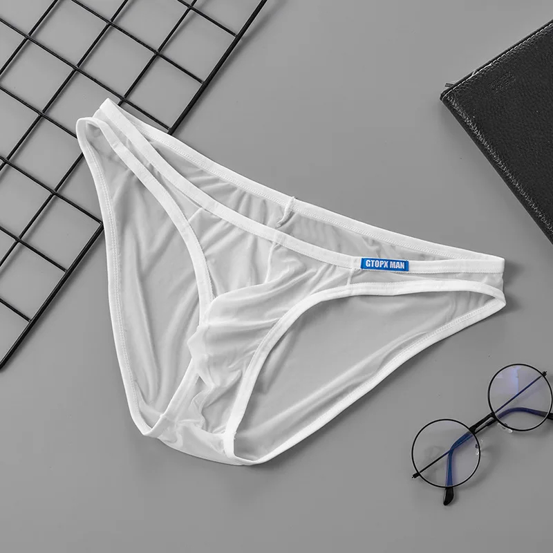 IceSilk Menβs Ultra-Thin U-Pouch Briefs