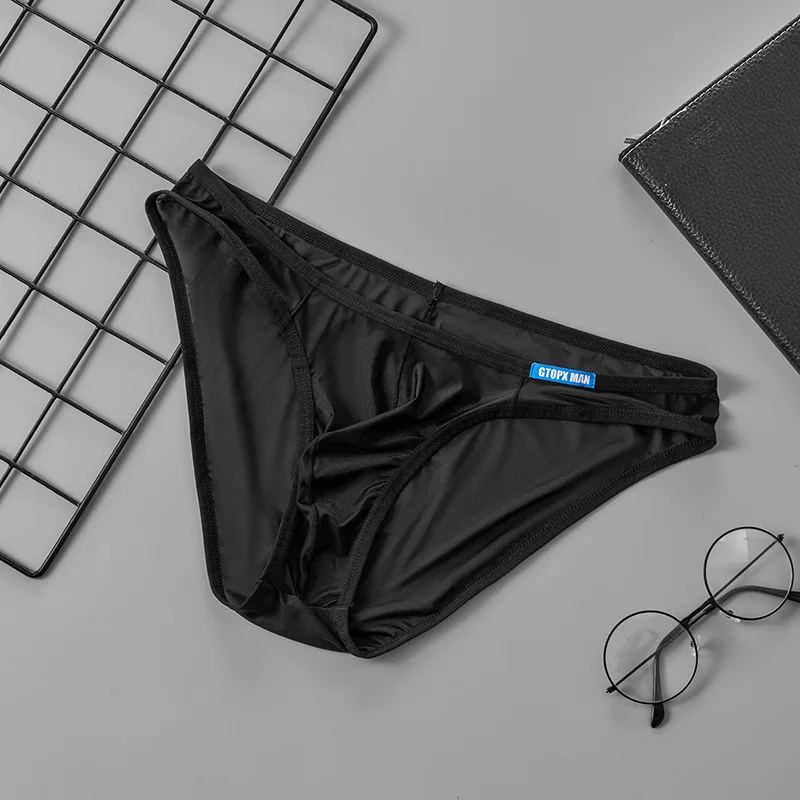IceSilk Menβs Ultra-Thin U-Pouch Briefs