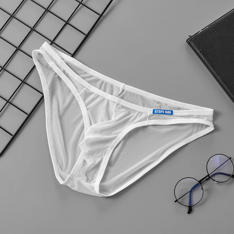 IceSilk Menβs Ultra-Thin U-Pouch Briefs